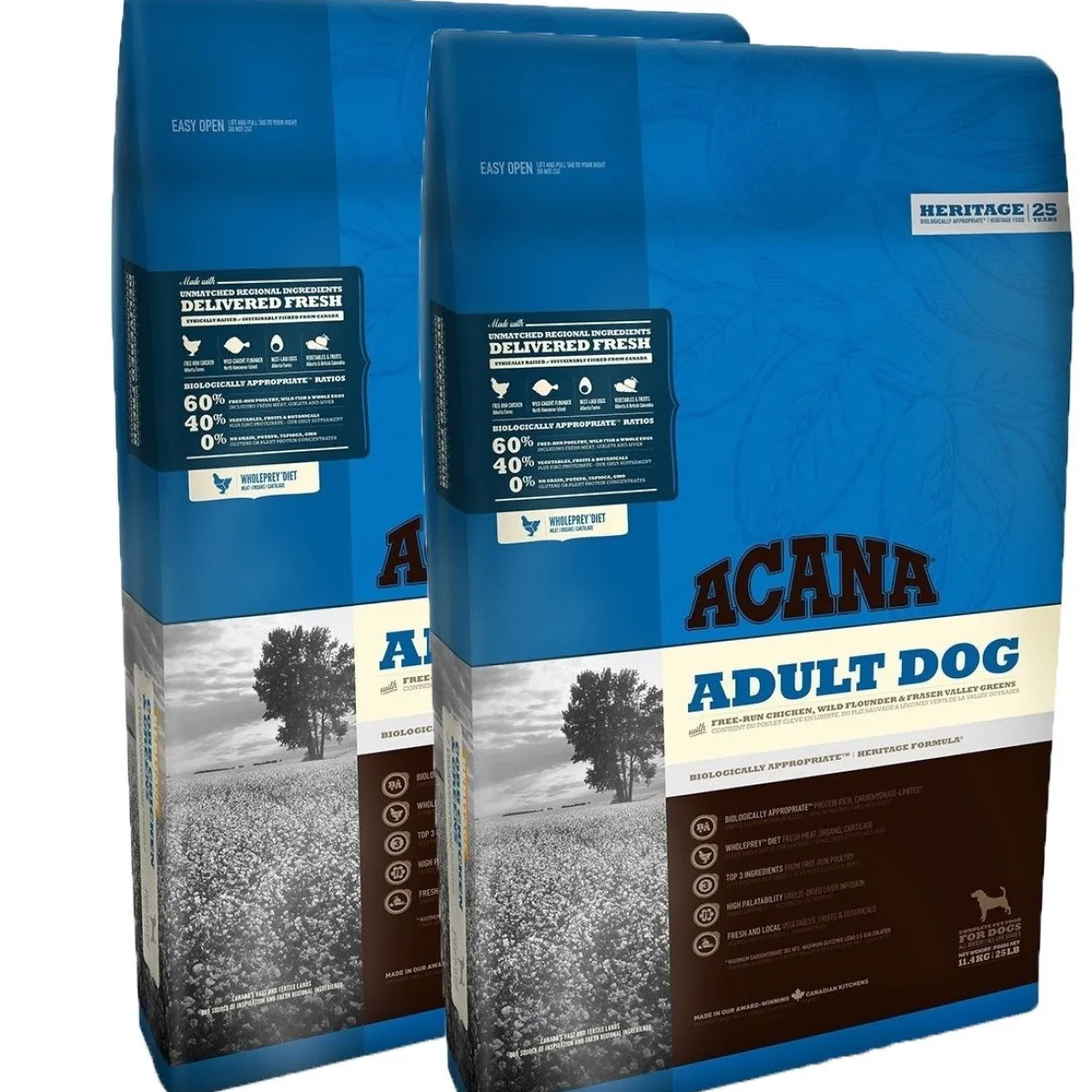 Adult Dog 2 x 11,4 kg>Acana Hot