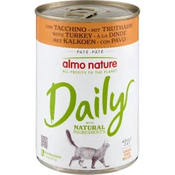 Daily cat kalkkuna 400 g>Almo Nature