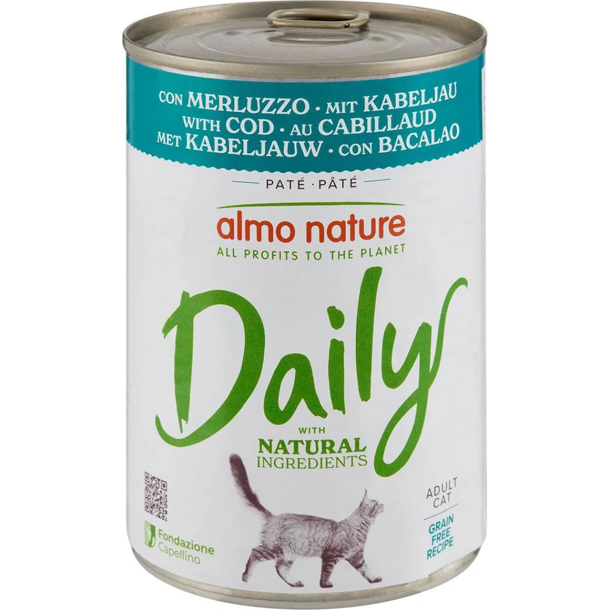 Daily cat Turska 400 g>Almo Nature Clearance