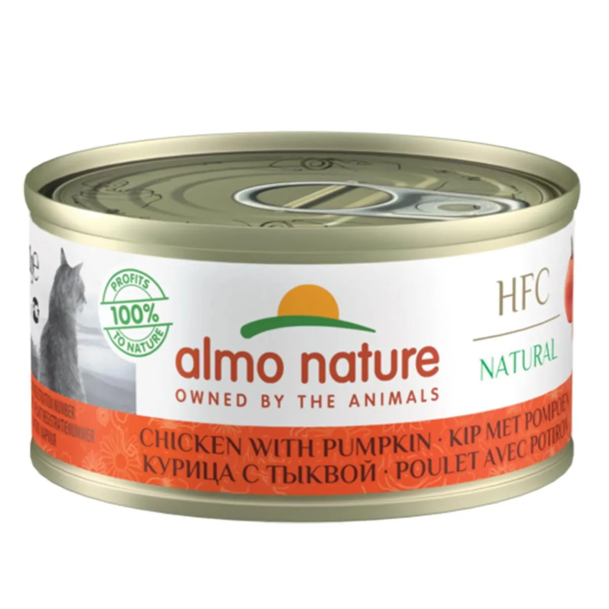 HFC -kissan märkäruoka, kana ja kurpitsa 70 g>Almo Nature Discount