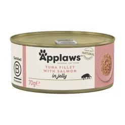 Tonnikala/Lohi hyytelössä 70g>Applaws Online