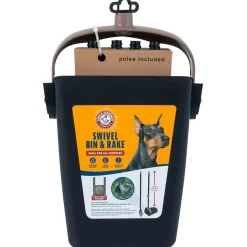 Arm & Hammer ™ Swivel Bin & Rake>Arm&Hammer