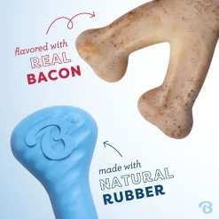 Puppy Rubber Bones Bacon Tiny 2 kpl>Benebone Outlet