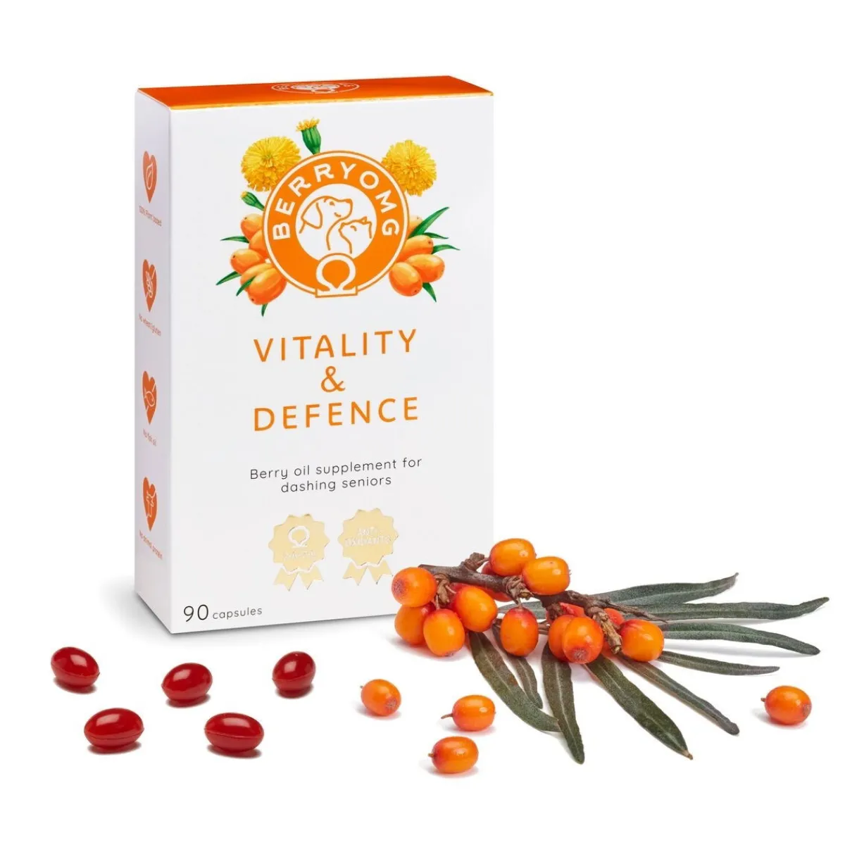Vitality & Defence, 90 kapselia>BERRYOMG Best