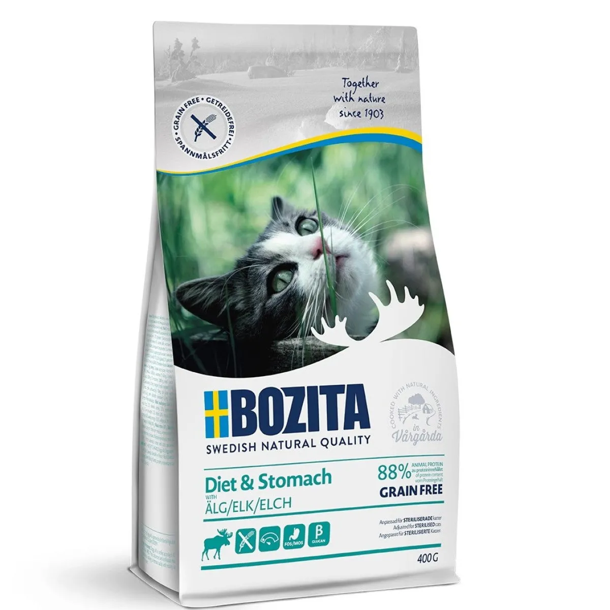 Feline Sensitive Diet & Stomach Grain Free>Bozita Online