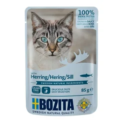 Feline silliä kastikkeessa 85 g>Bozita Hot