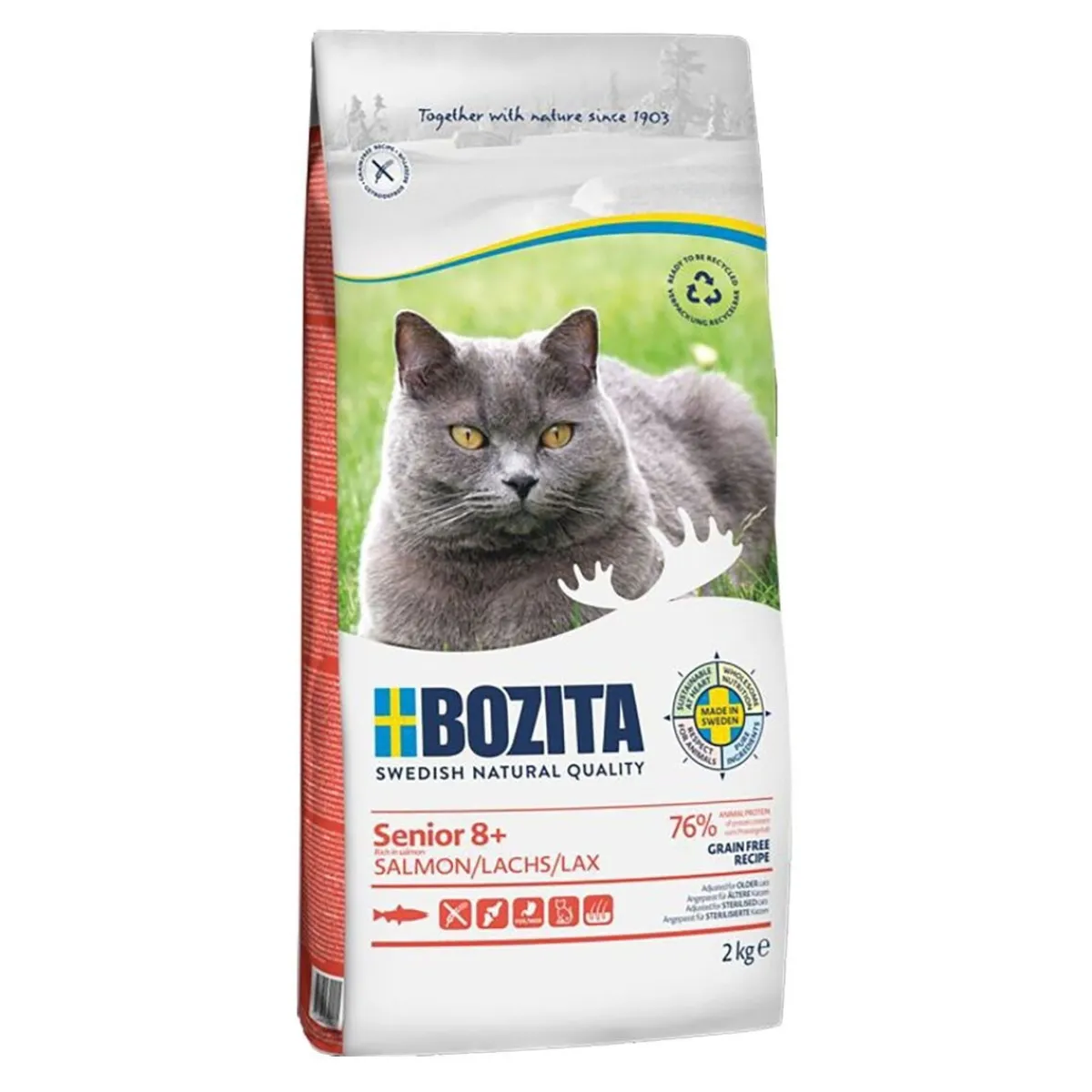 GF Senior 8+ Salmon>Bozita