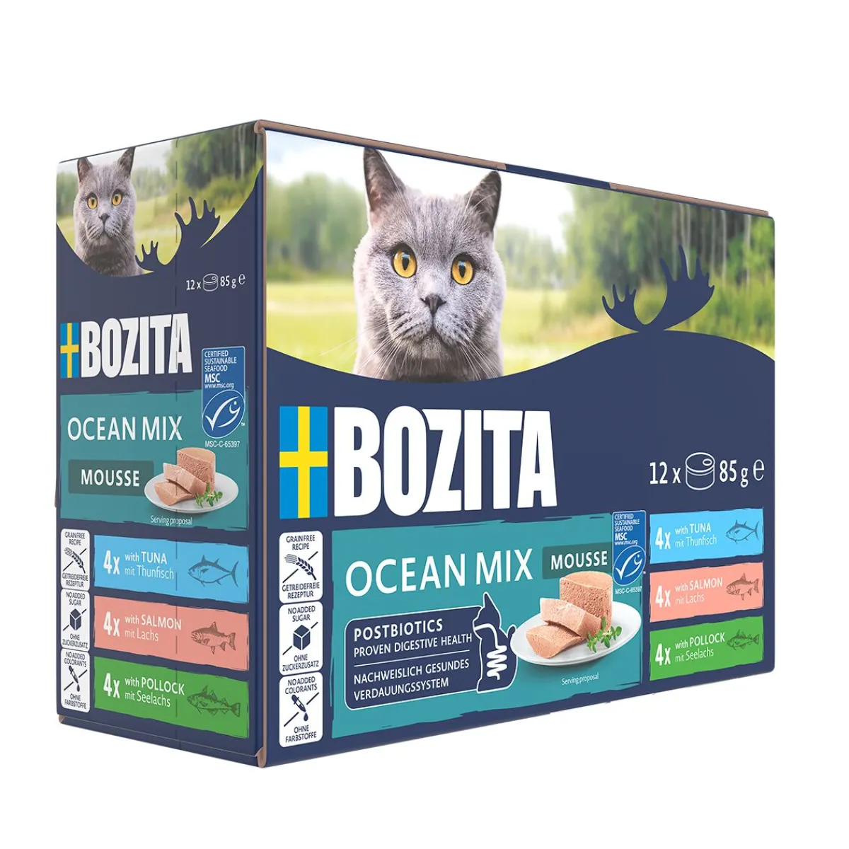 Mousse Mixed Ocean 12x85g>Bozita Best