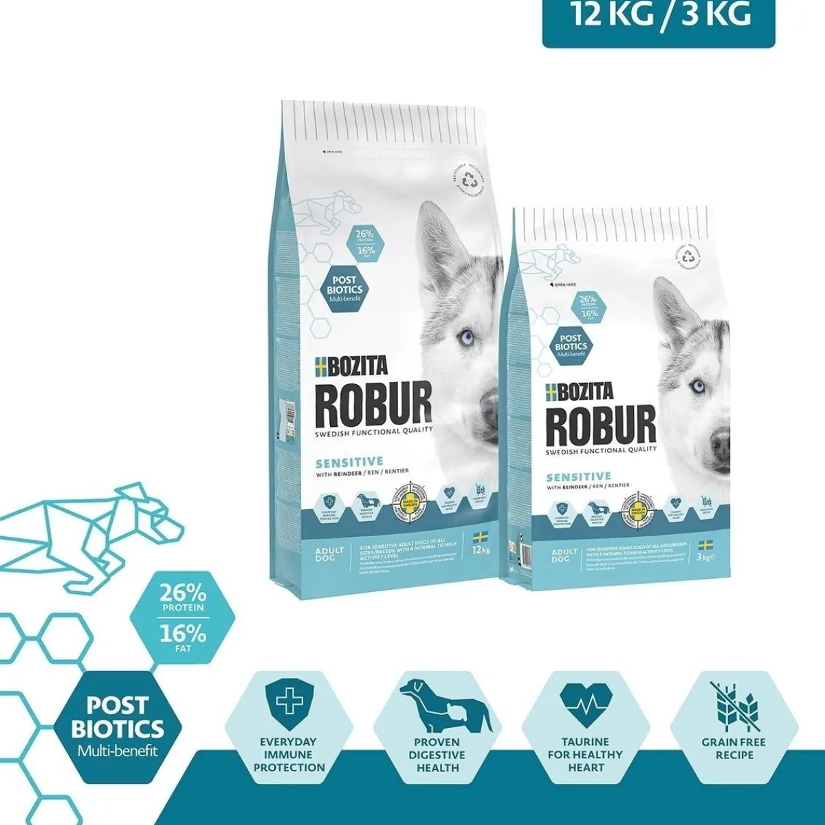 Adult Sensitive Reindeer>Bozita Robur New