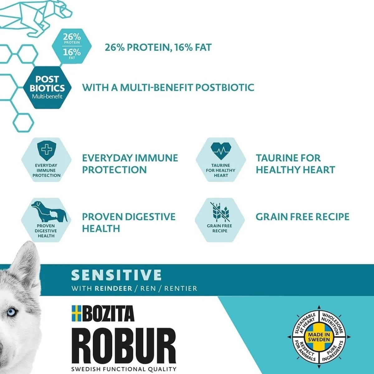 Adult Sensitive Reindeer>Bozita Robur New