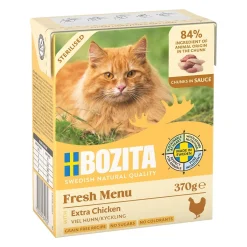 Sterilised Extra Kana kastikkeessa 370 g>Bozita Hot