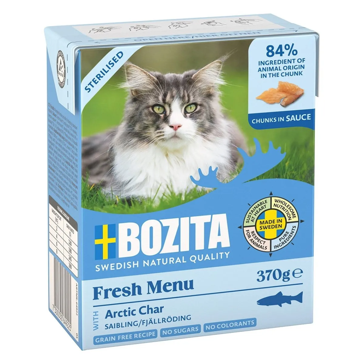 Sterilised nieriää kastikkeessa 370 g>Bozita Sale