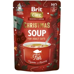 Cat Christmas Fish Soup 75 g>Brit Care Hot