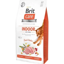 Cat Grain-Free Indoor Anti-stress>Brit Care Hot