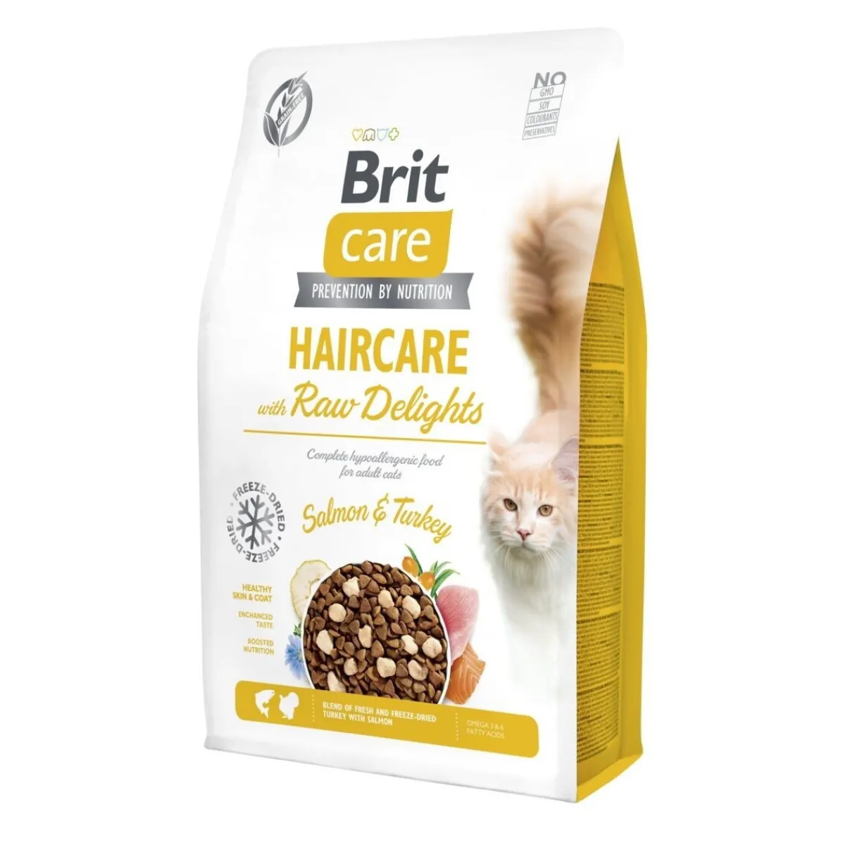 Cat Haircare with Raw Delights 2kg>Brit Care