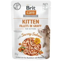 Cat Kitten lohi kastikkeessa 85 g>Brit Care Clearance