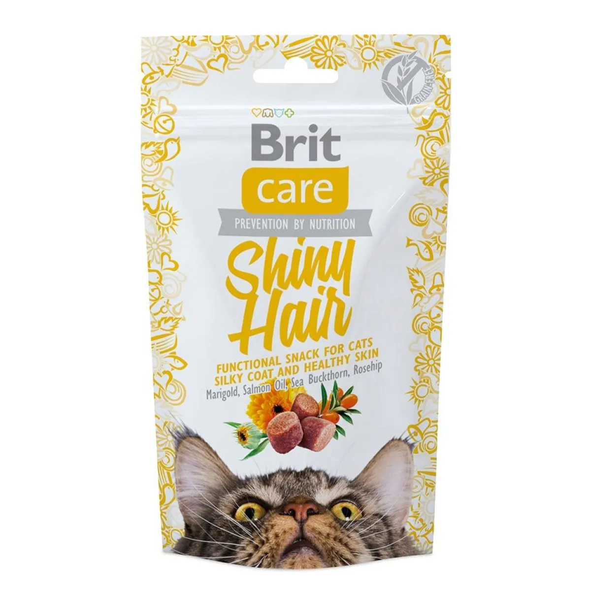Cat Snack Shiny Hair 50 g>Brit Care Clearance
