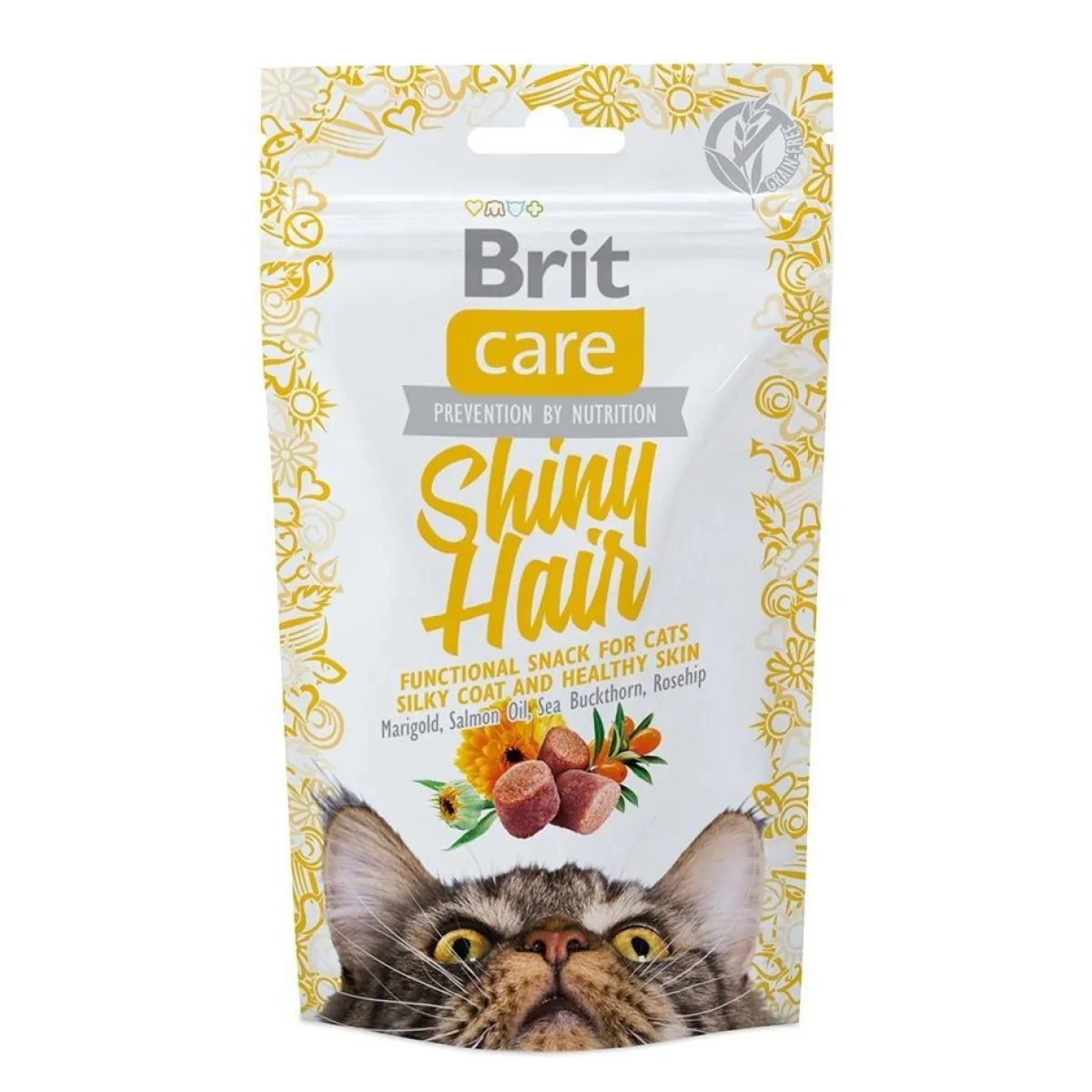 Cat Snack Shiny Hair 50 g>Brit Care Clearance