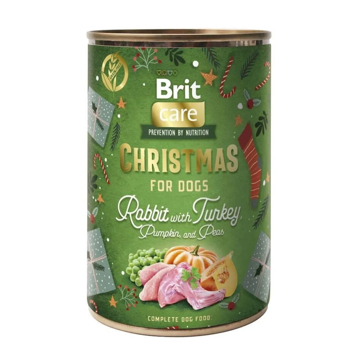 Dog Christmas can Rabbit and Turkey 400g>Brit Care Sale