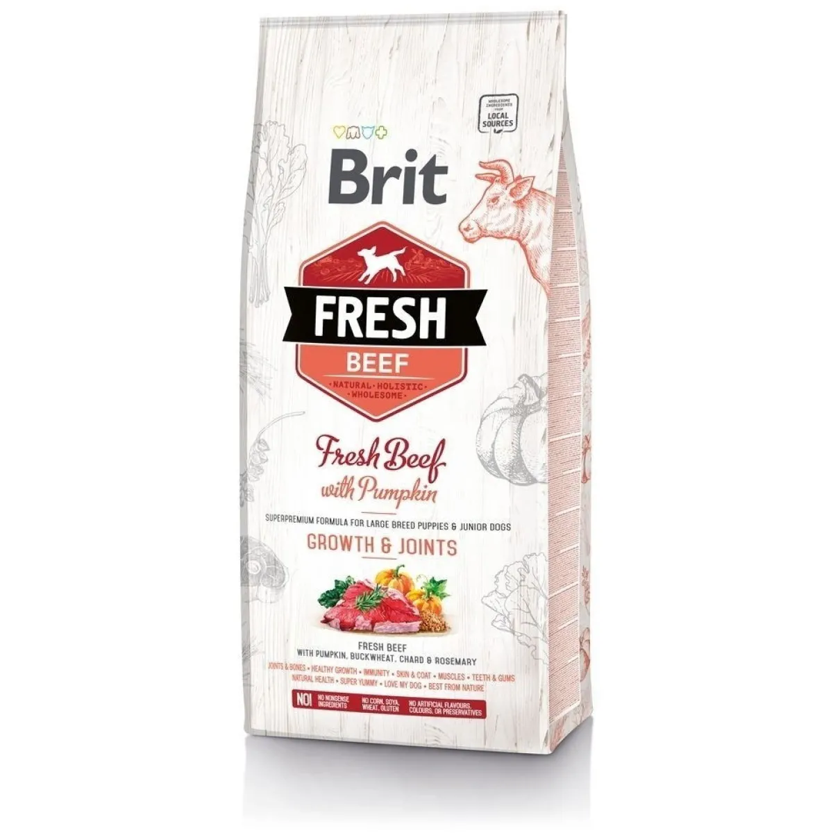 Fresh Beef&Pumpkin PuppyLarge>Brit New