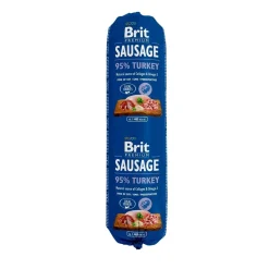 koiranmakkara, kalkkuna 800g>Brit Premium Hot