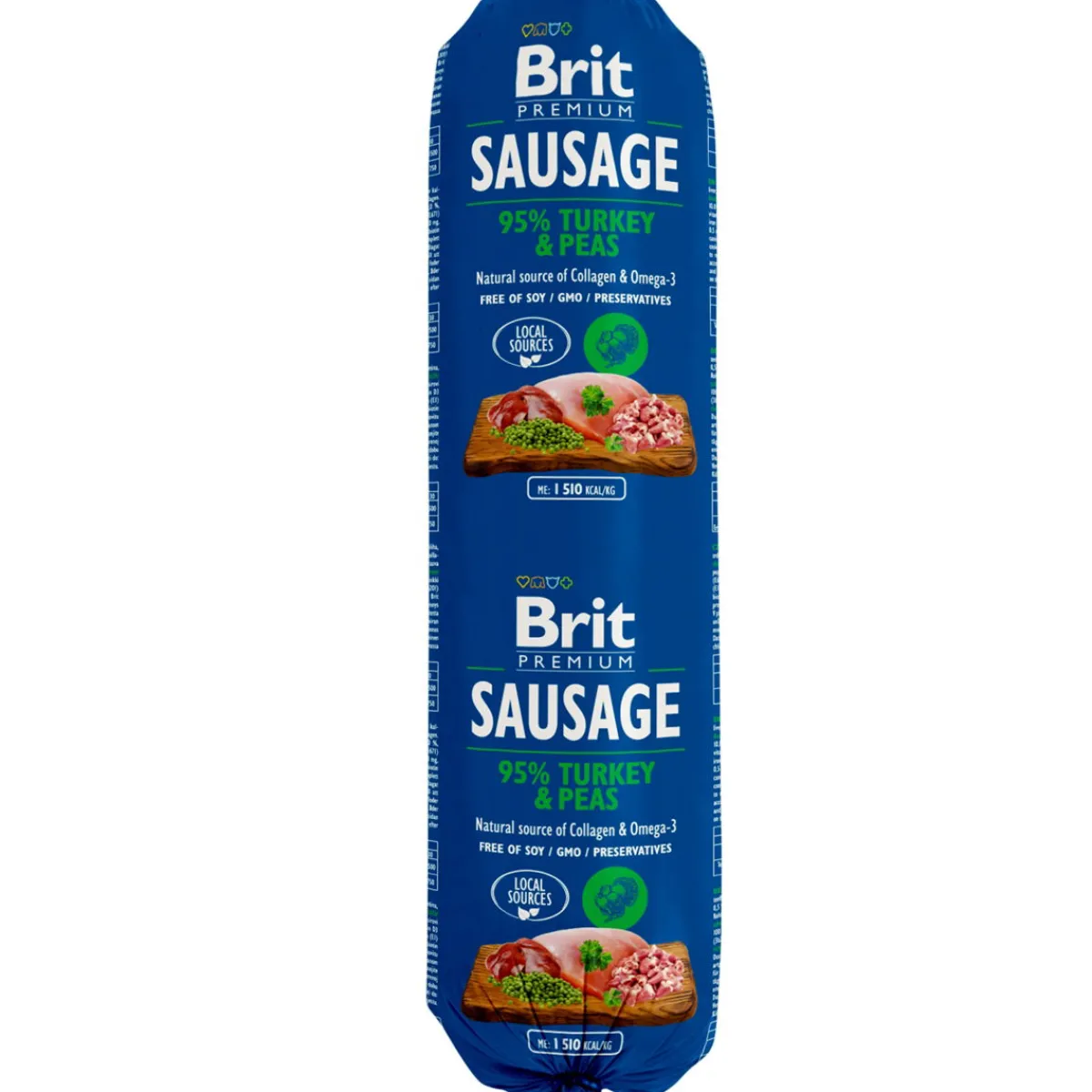 makkara kalkkuna & herne 800g>Brit Premium Best