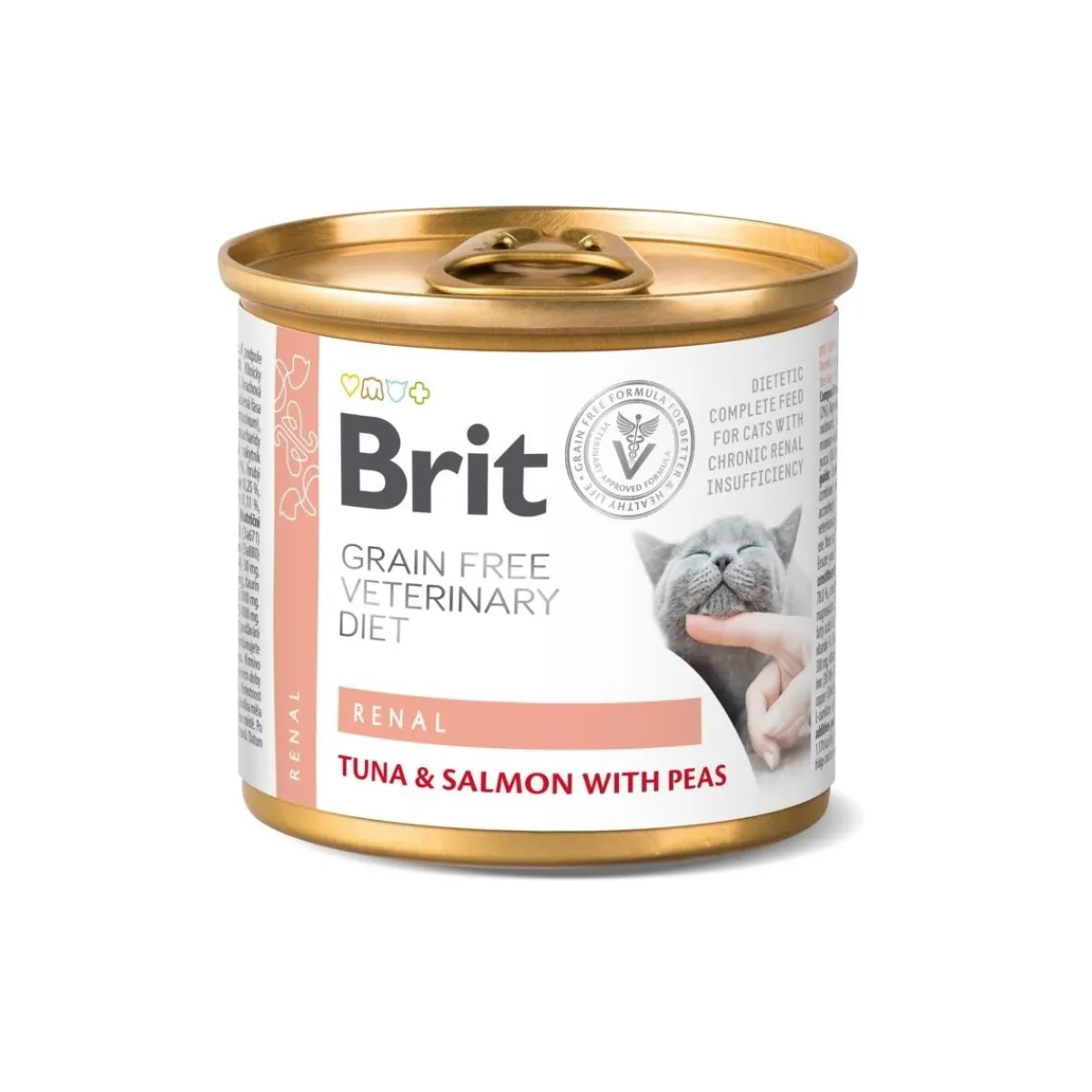 Cat Renal Grain Free wet 200 g>Brit Veterinary Diet New