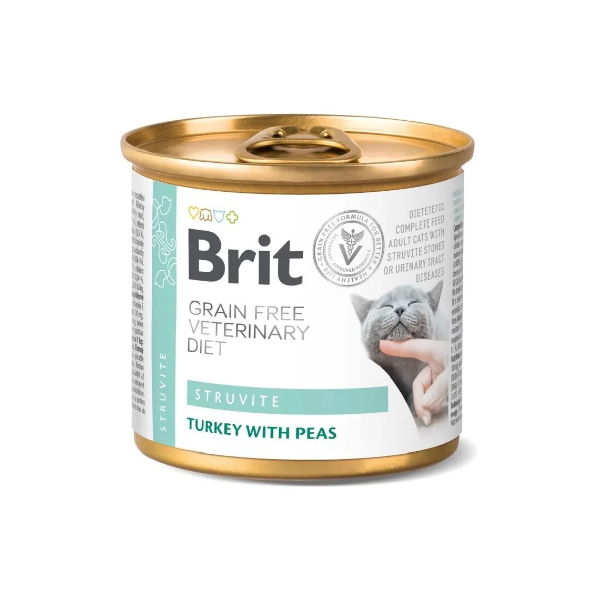 Cat Struvite Grain Free wet 200 g>Brit Veterinary Diet Online