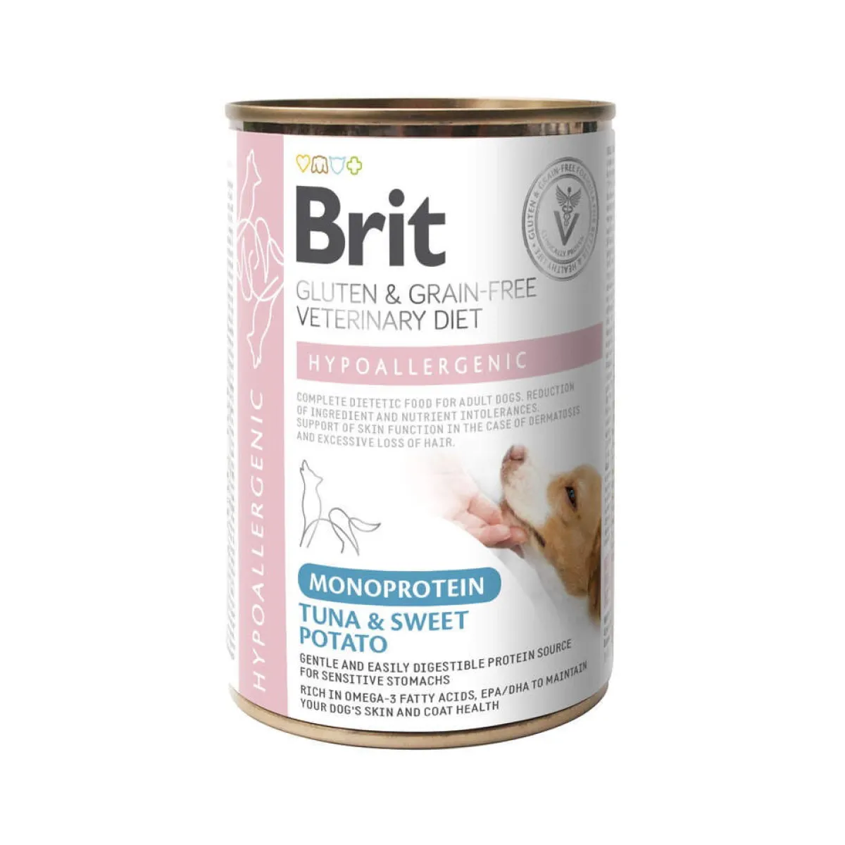for dogs Hypoallergenic Monoprotein Tuna&SweetPotato Can 400g>Brit Veterinary Diet Sale