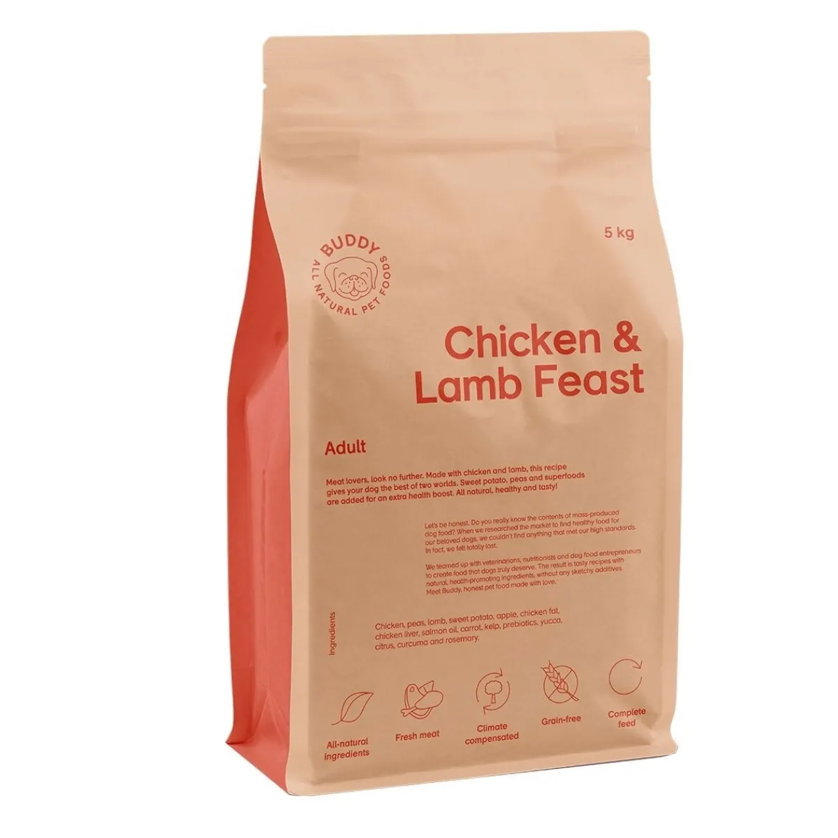 Chicken + Lamb Feast 2x12kg>Buddy Hot