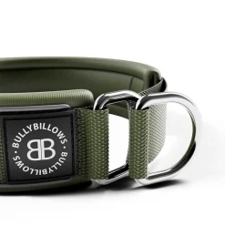 koiran puolikiristävä panta 5 cm, khaki>BullyBillows Hot