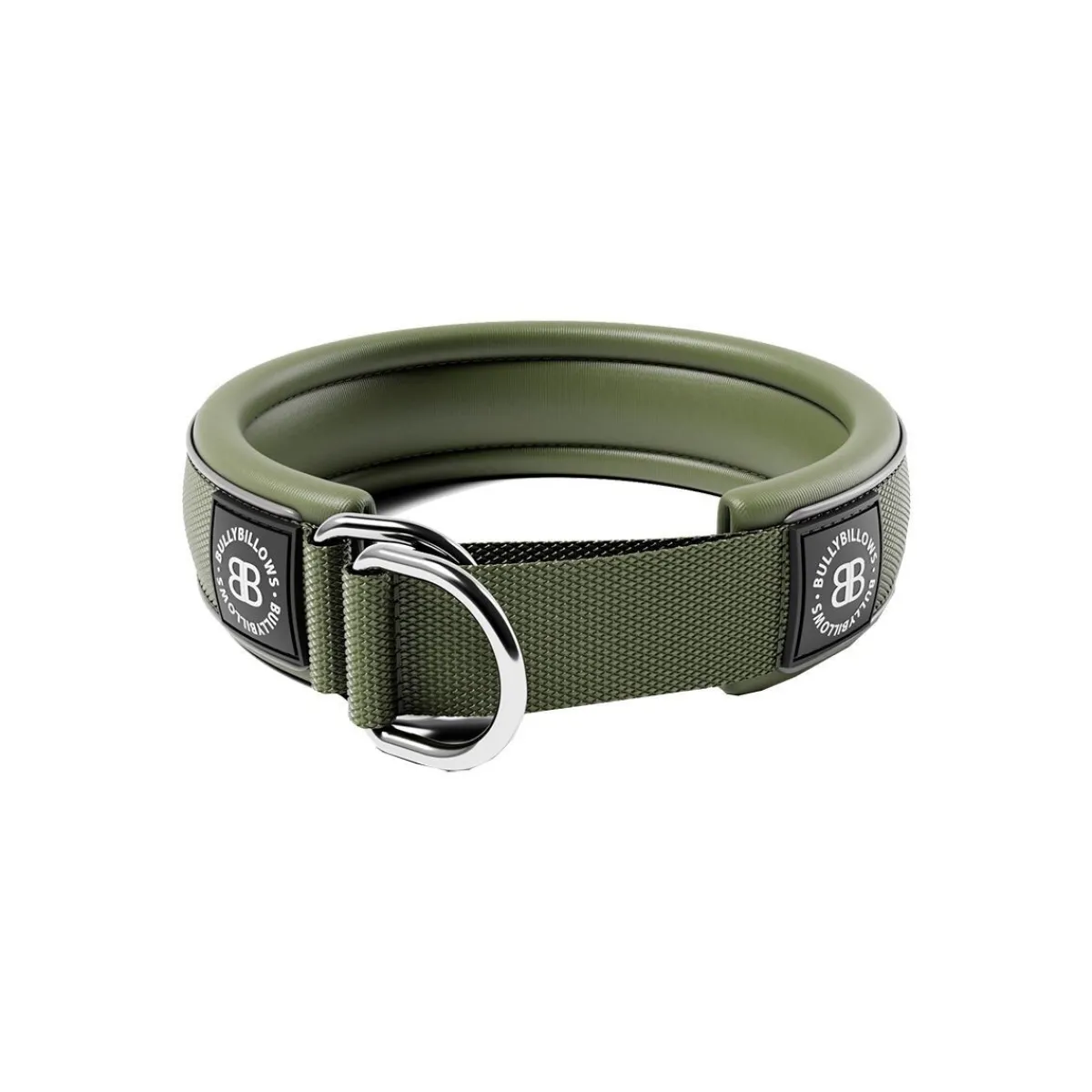 puolikiristävä panta pehmustettu 4 cm, khaki>BullyBillows Outlet