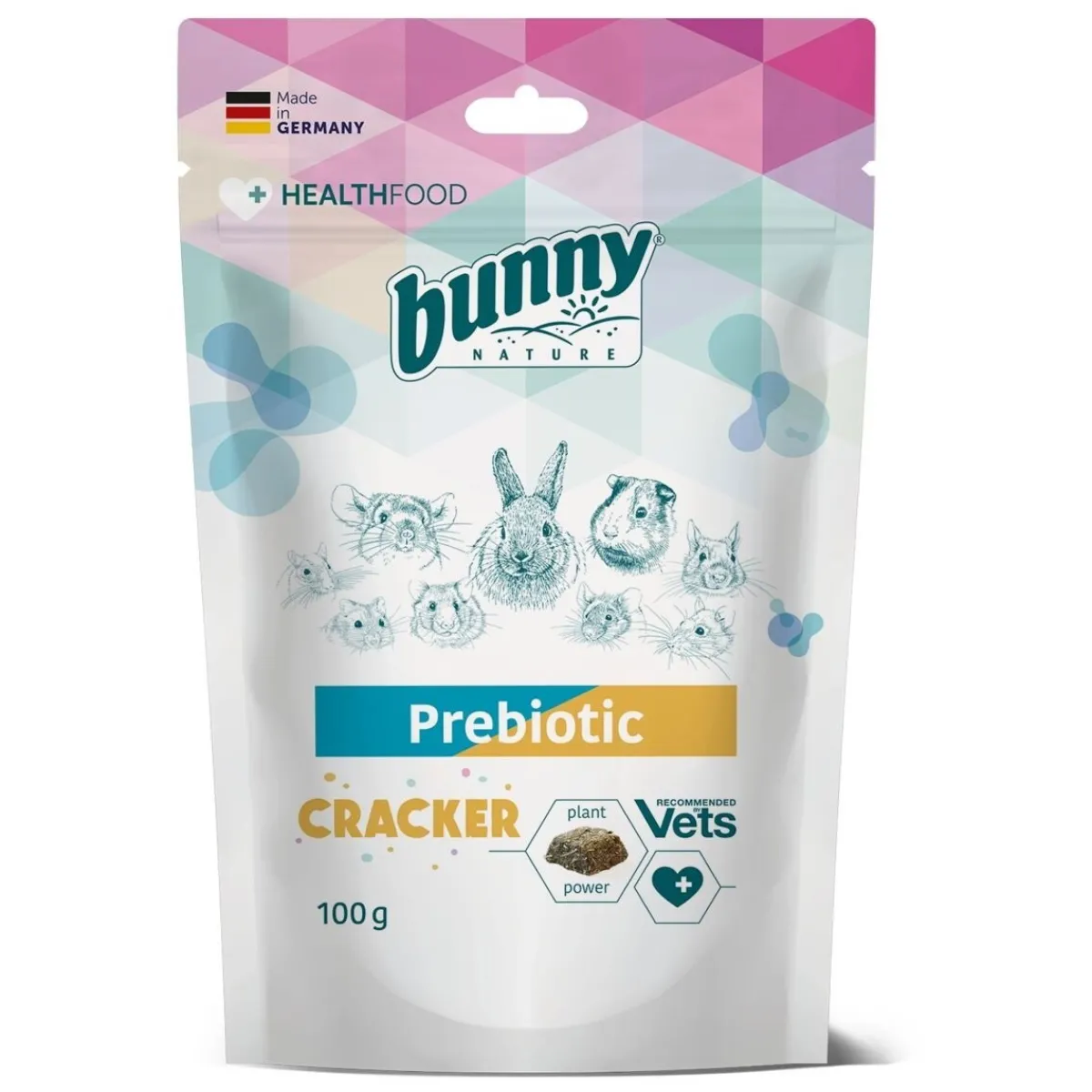 Bunny Prebiotic Cracker 100g>Bunny Nature