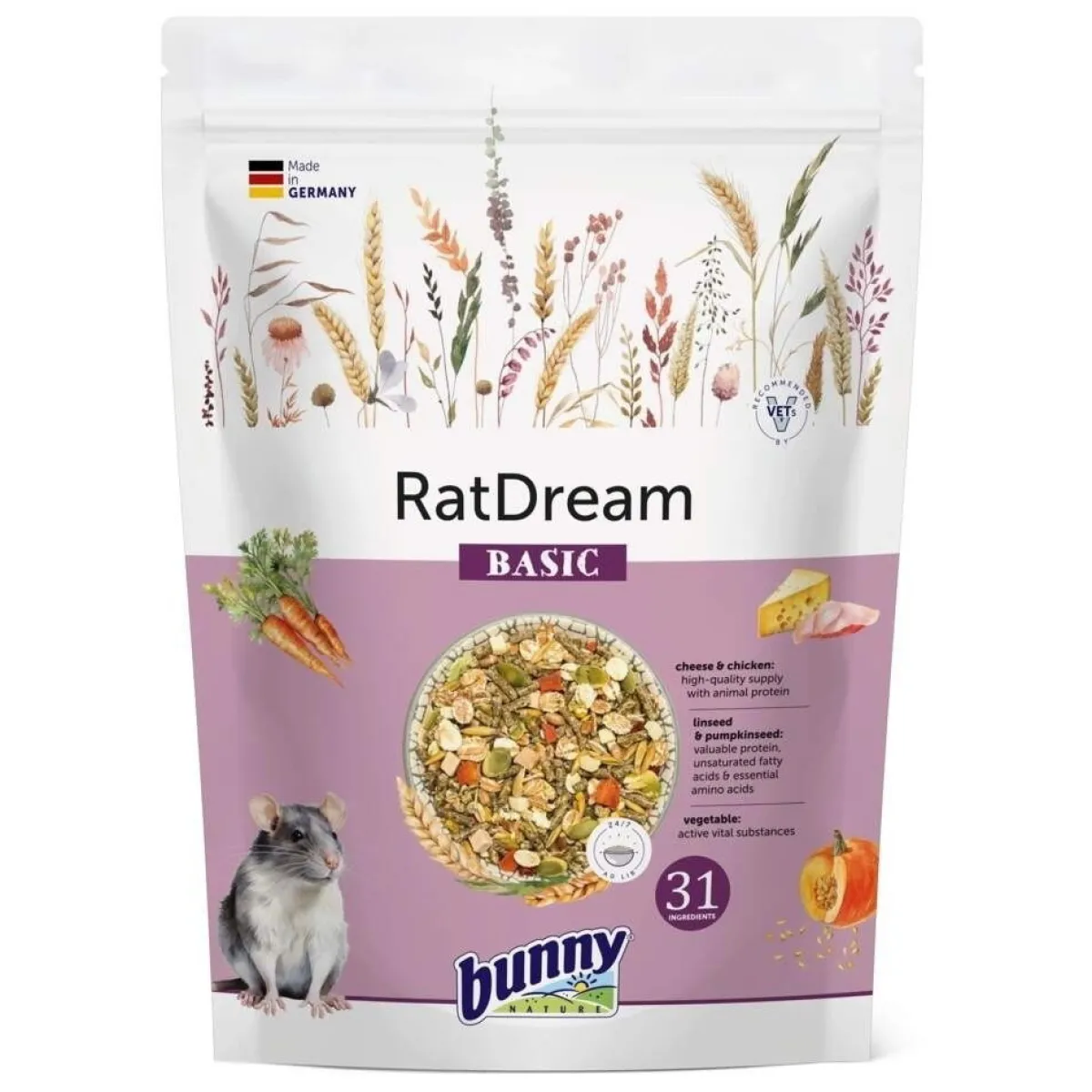Bunny RatDream Basic 1,5kg>Bunny Nature Best