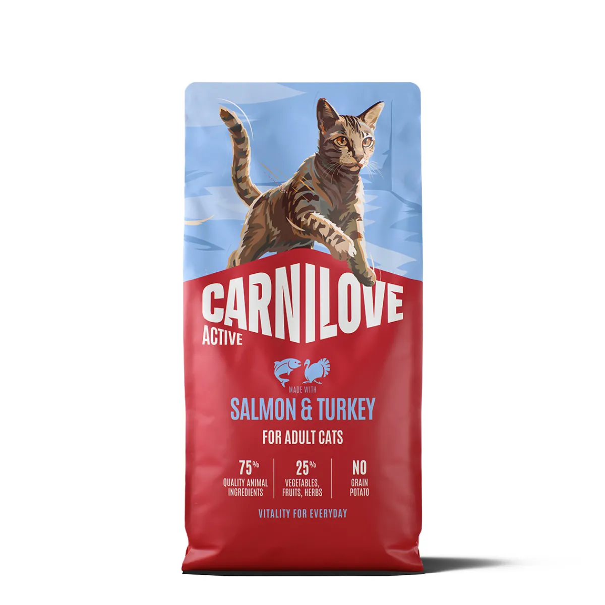 Cat Adult Active Salmon & Turkey>Carnilove Hot