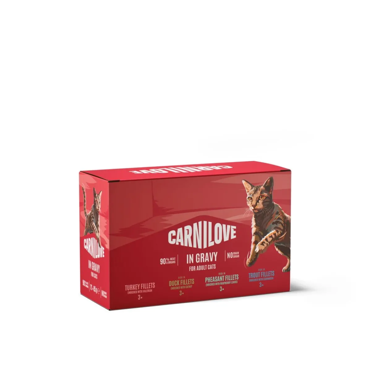 Cat gravy rich multipack 12 x 85 g>Carnilove Outlet