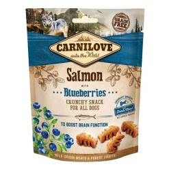 Crunchy Snack lohi & mustikka>Carnilove Hot