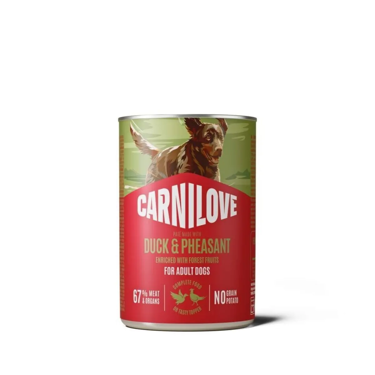 Dog Adult Duck & Pheasant Patee 400 g>Carnilove Hot