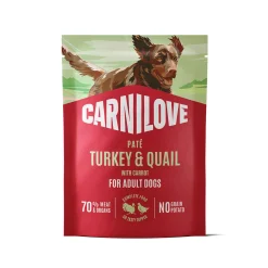 Dog Adult Turkey & Quail Patee 300 g>Carnilove Online