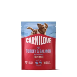 Puppy Turkey & Salmon patee 300 g>Carnilove Clearance