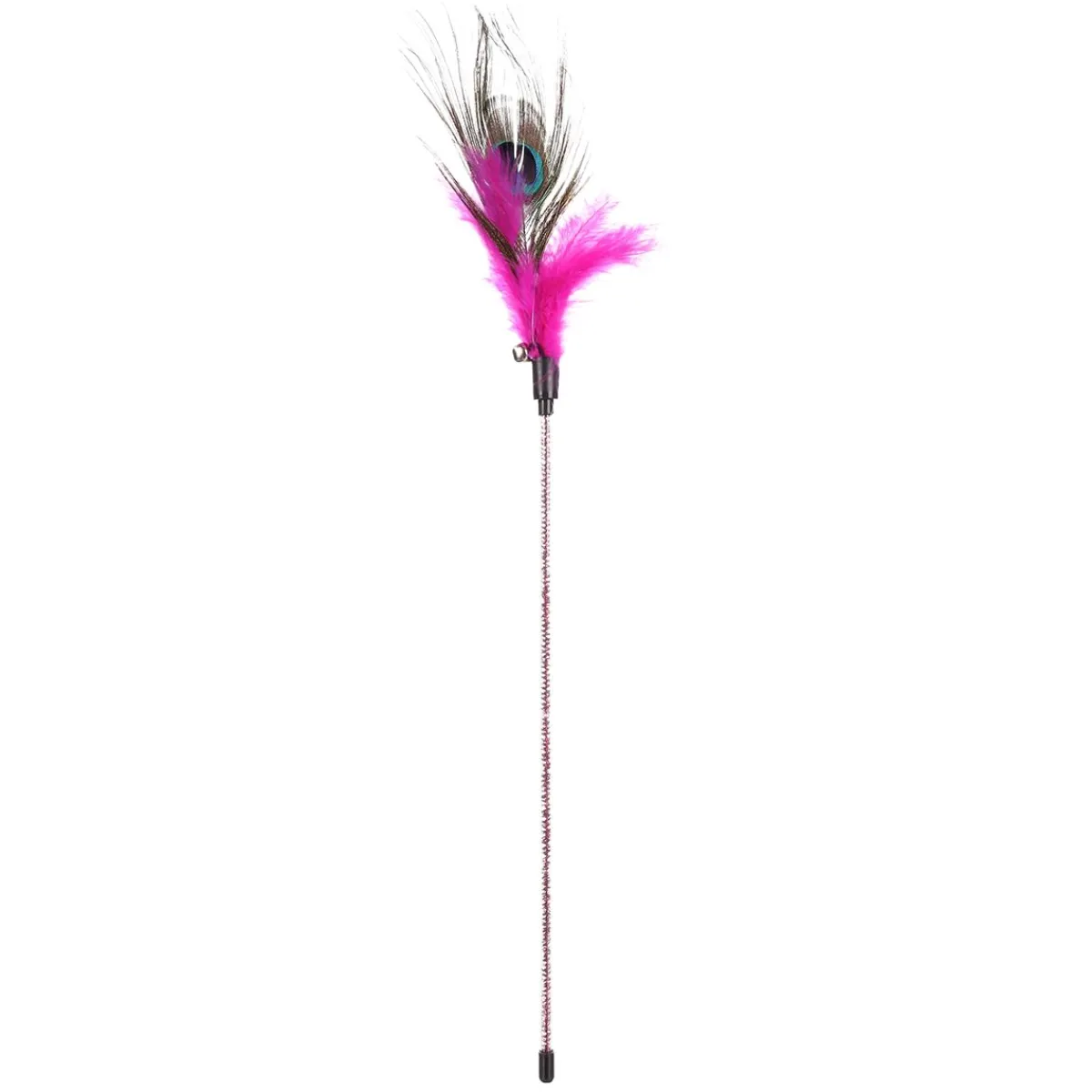 Cat Dangler Feathers 36cm>Flamingo Clearance