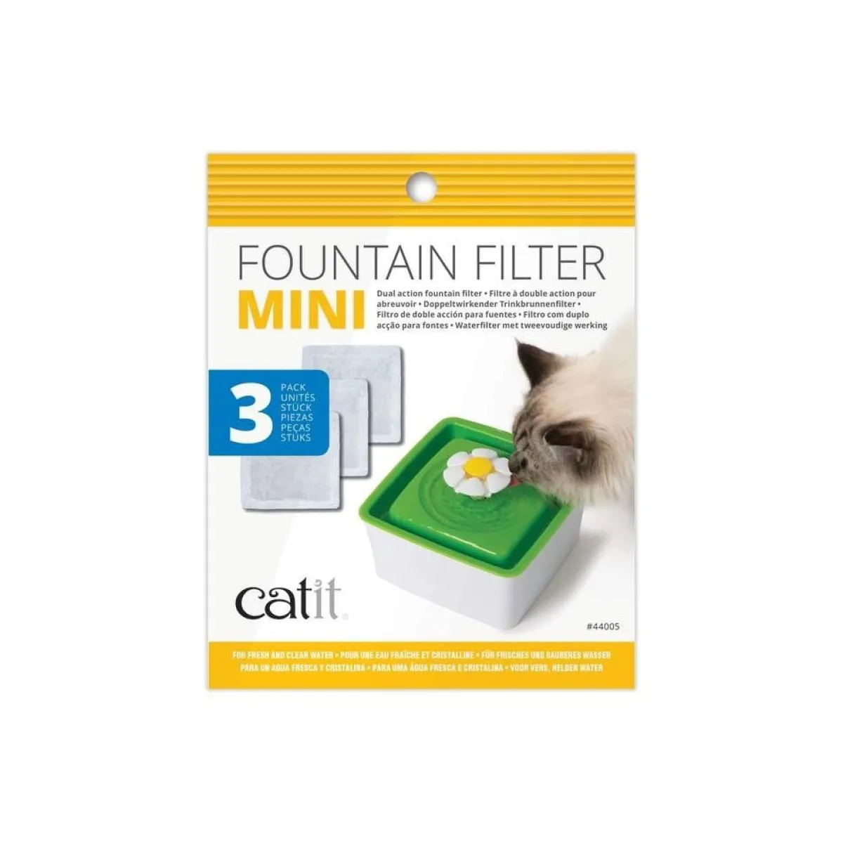 2.0 Mini Flower Fountain suodatin, 3 kpl>Catit