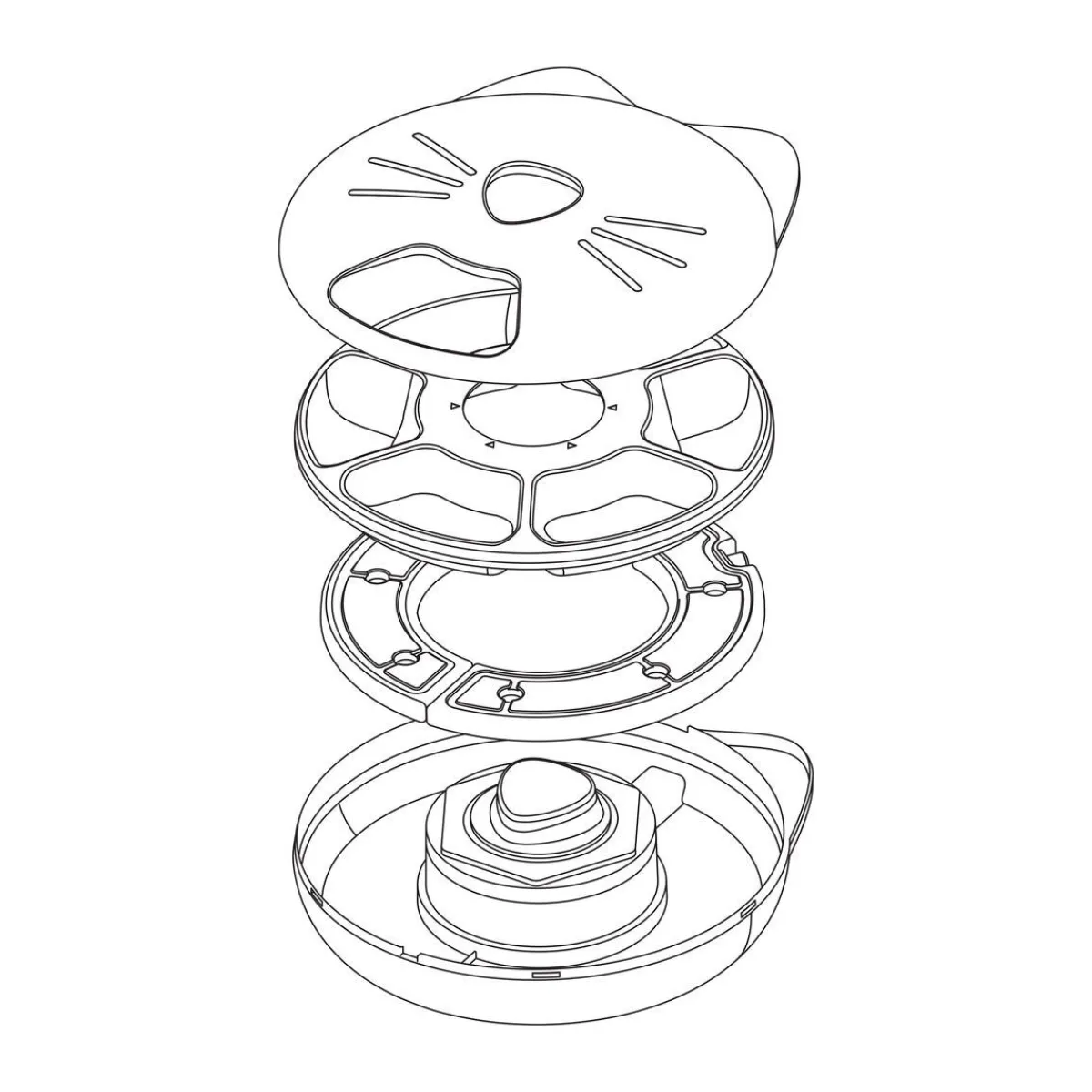 PIXI Smart 6-meal feeder ruokinta-automaatti>Catit Discount