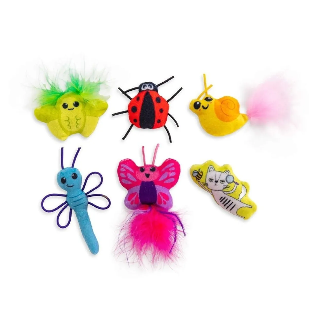 Cute As A Bug kissanlelut 6-pack>Catstages