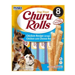 Rolls koiranherkut, kana-juusto 8 kpl>Churu
