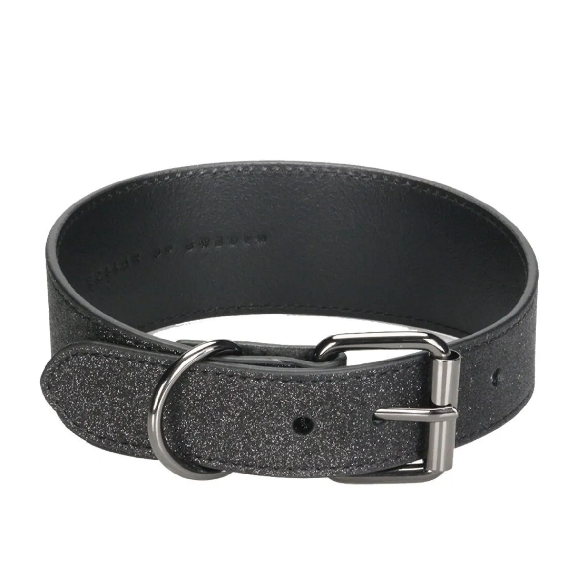 leveä solkipanta, musta glitter>Collar of Sweden Online