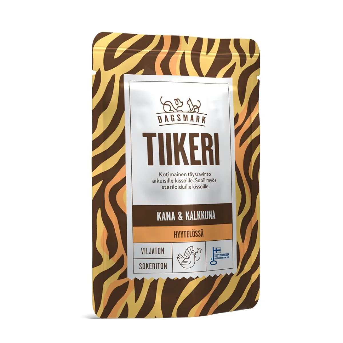 Tiikeri kana-kalkkuna hyytelössä 8x80g>Dagsmark Clearance