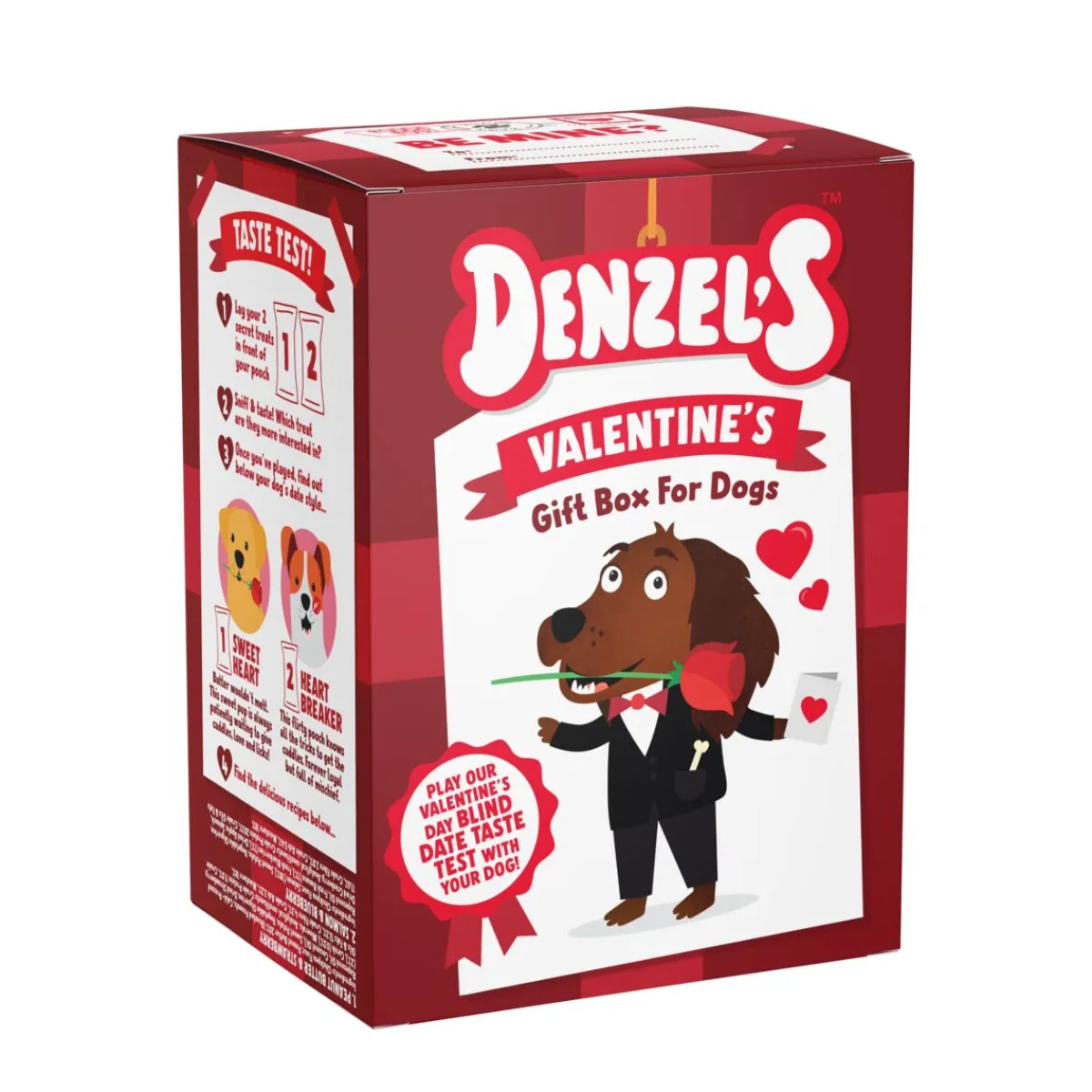Valentine's herkkuboksi koiralle 120g>Denzel's Best