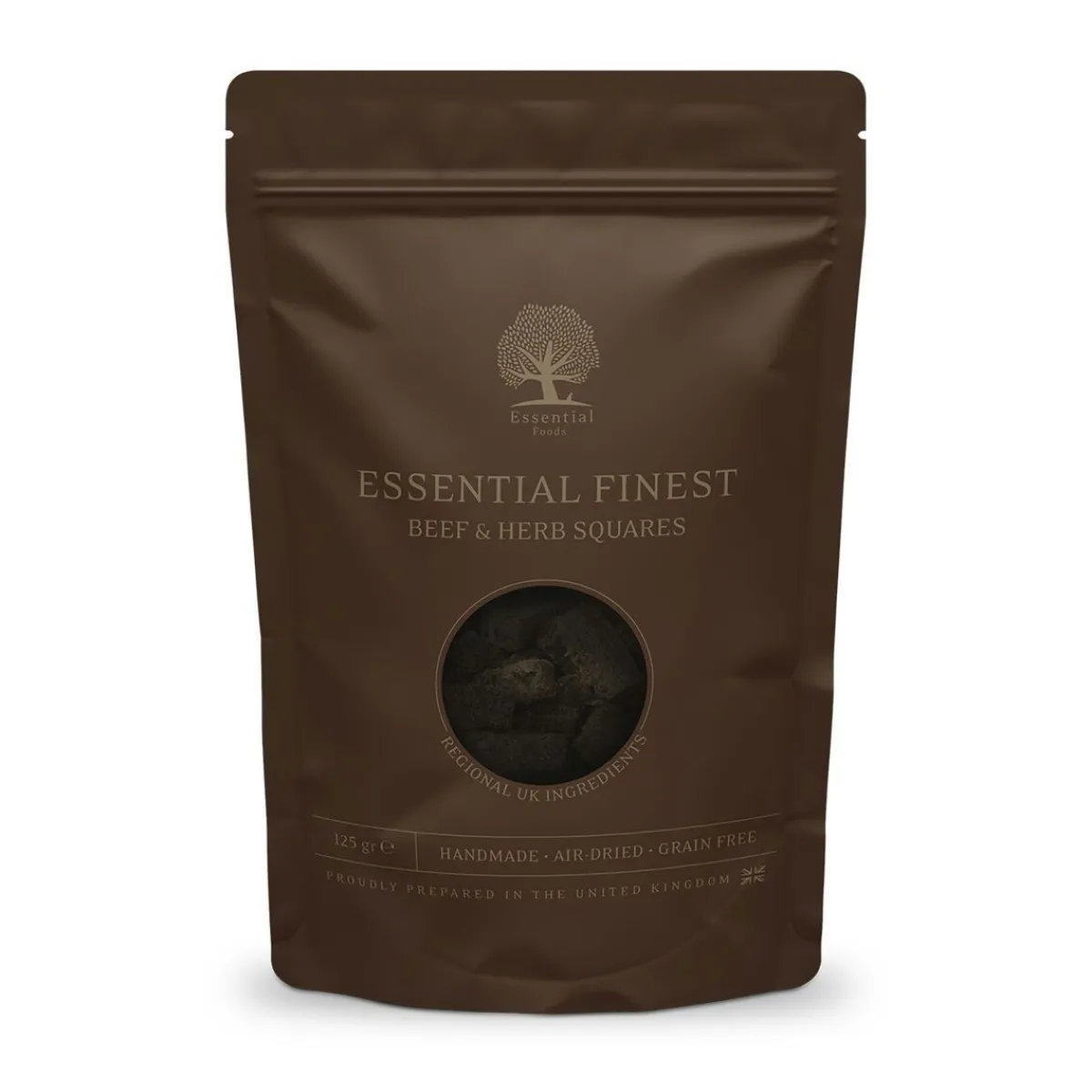 ESSENTIAL Beef & Herb Squares 125 g>Essential Foods