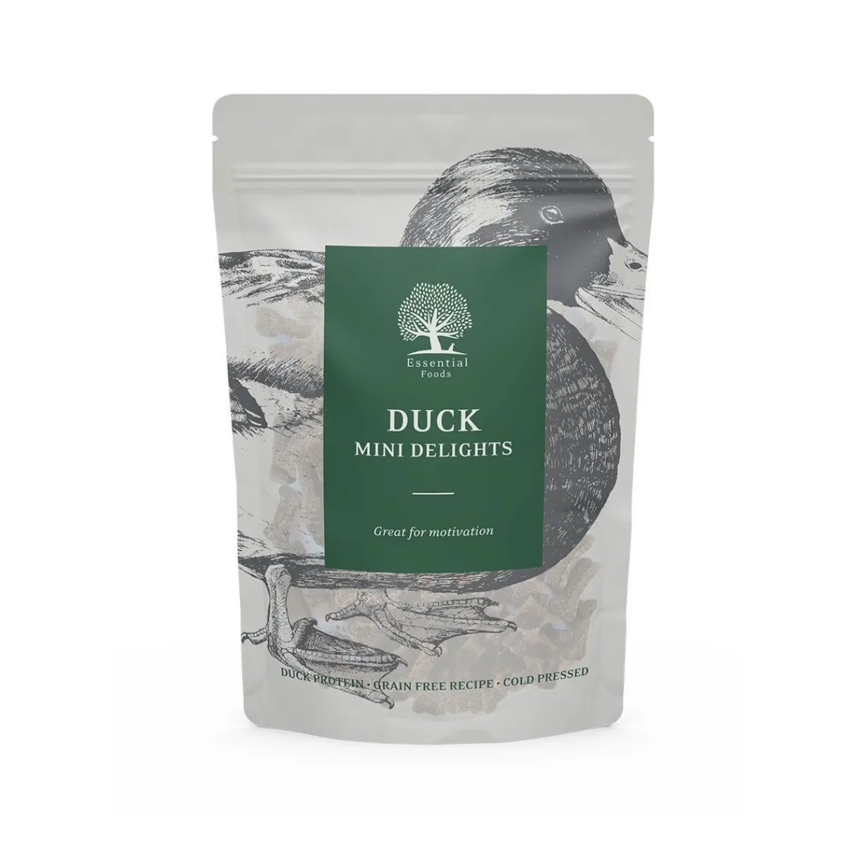ESSENTIAL Duck Mini Delights 100g>Essential Foods Online
